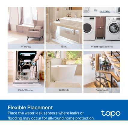 Inteligentný senzor úniku vody 2xAAA