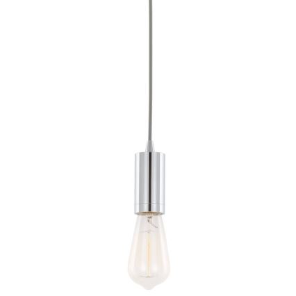 ITALUX - Luster na lanku MODERNA 1xE27/60W/230V lesklý chróm