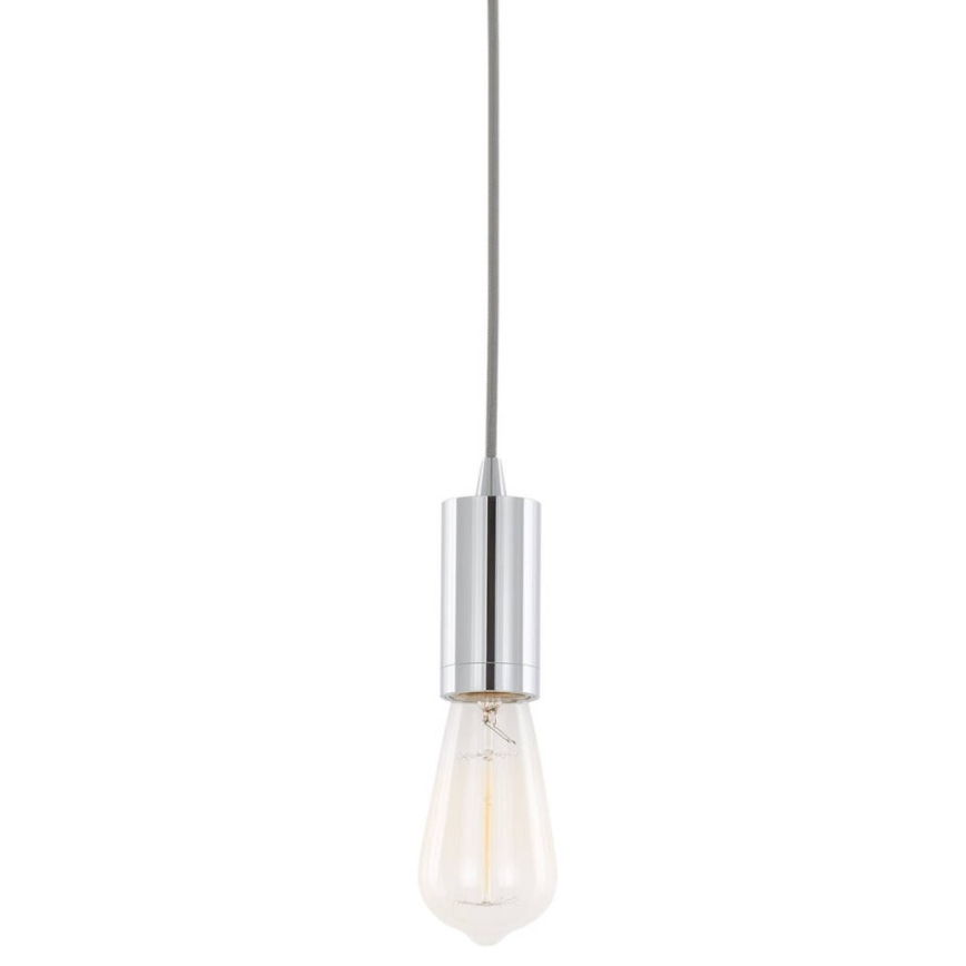 ITALUX - Luster na lanku MODERNA 1xE27/60W/230V lesklý chróm