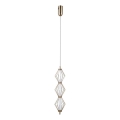 ITALUX - LED luster na lanku SEVILLA LED/15W/230V 3000K zlatá