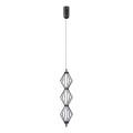 ITALUX - LED závesné svietidlo SEVILLA na lane LED/15W/230V 3000K čierne
