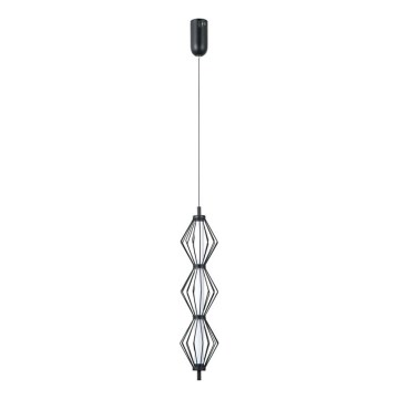 ITALUX - LED závesné svietidlo SEVILLA na lane LED/15W/230V 3000K čierne