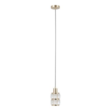 ITALUX - Luster na lanku ALMA 1xE27/40W/230V zlatý