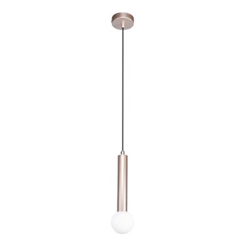 ITALUX - Luster na lanku FILANO 1xG9/5W/230V ružové zlato