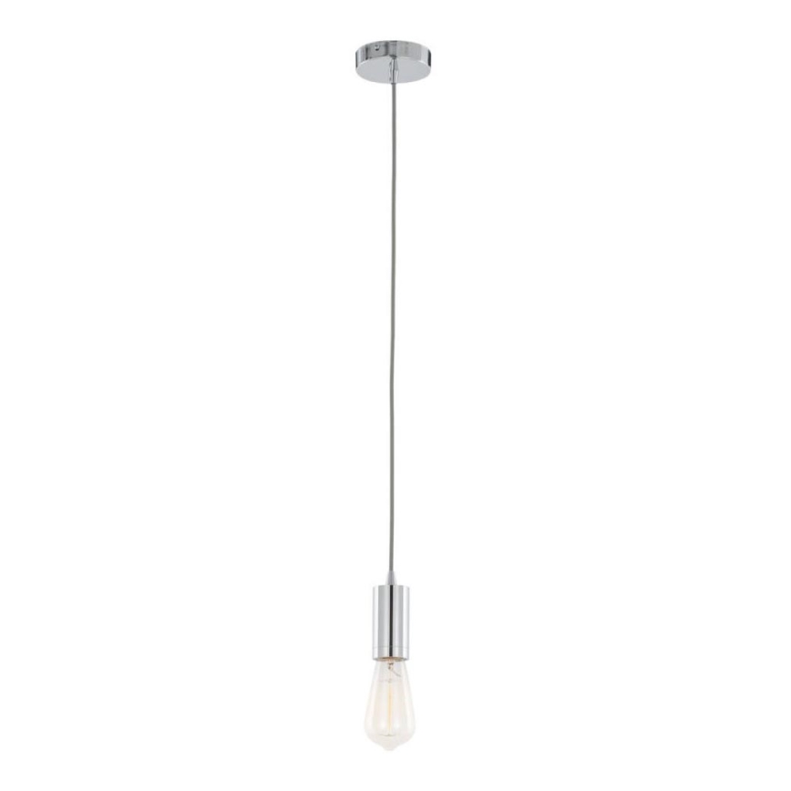 ITALUX - Luster na lanku MODERNA 1xE27/60W/230V lesklý chróm