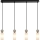 ITALUX - Luster na lanku SANTOS 4xG9/40W/230V čierny