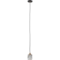 ITALUX - Luster na lanku TORNO 1xE14/40W/230V čierna/zlatá