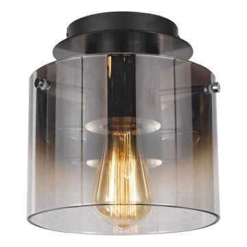 ITALUX - Náhradné sklo k lustru, stojacej lampe a stropnému svietidlu JAVIER E27 šedá