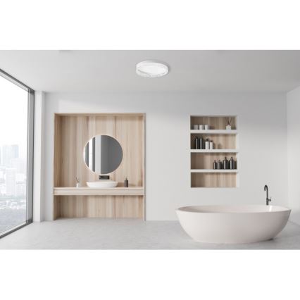 ITALUX - LED Stmievateľné stropné svietidlo RANTE LED/58W/230V 3000-6500K pr. 50 cm biele + diaľkové ovládanie