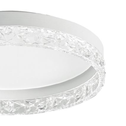 ITALUX - LED Stmievateľné stropné svietidlo RANTE LED/58W/230V 3000-6500K pr. 50 cm biele + diaľkové ovládanie