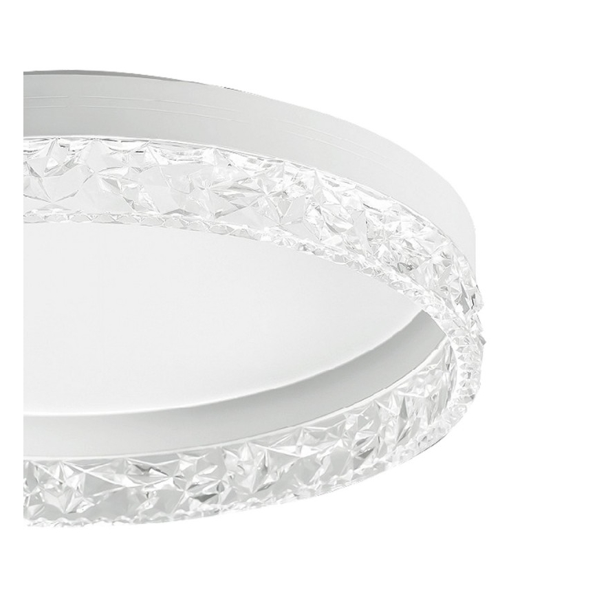 ITALUX - LED Stmievateľné stropné svietidlo RANTE LED/58W/230V 3000-6500K pr. 50 cm biele + diaľkové ovládanie