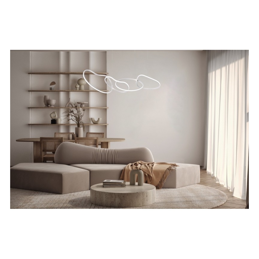 ITALUX - LED závesný luster na lanku FONTE LED/60W/230V 3000/4000/6000K biela