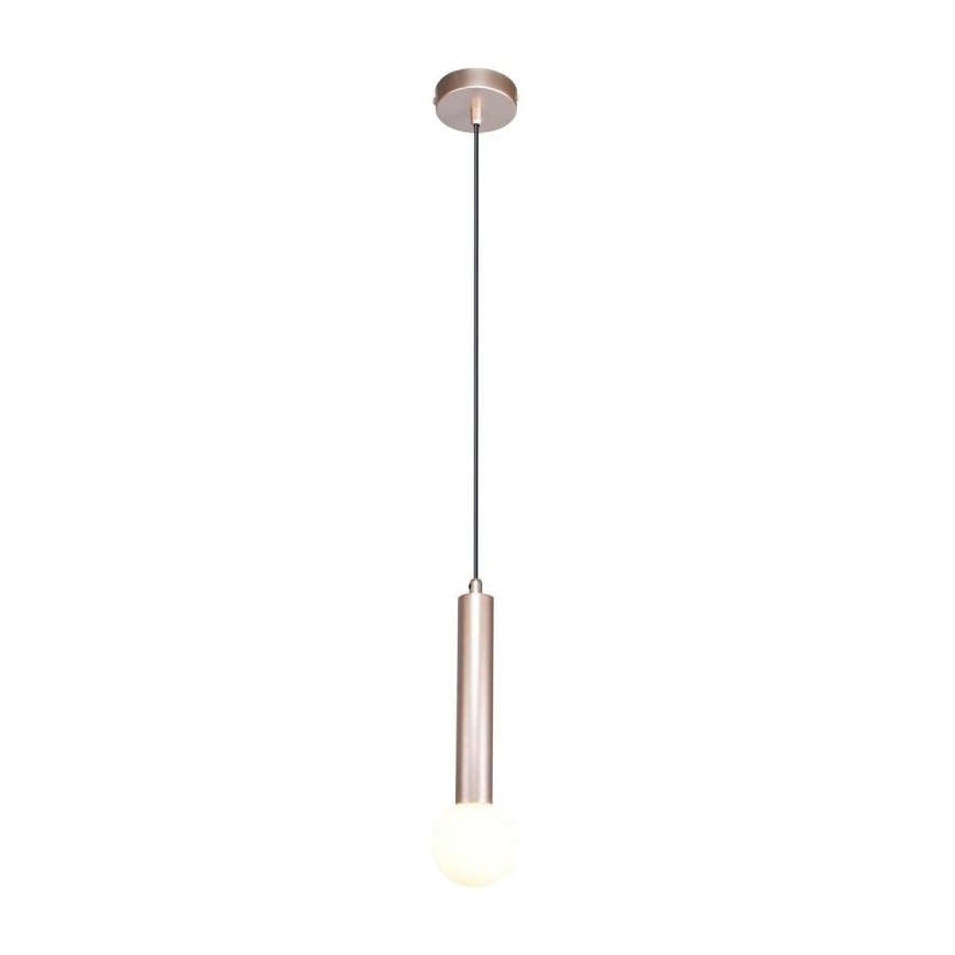 ITALUX - Luster na lanku FILANO 1xG9/5W/230V ružové zlato