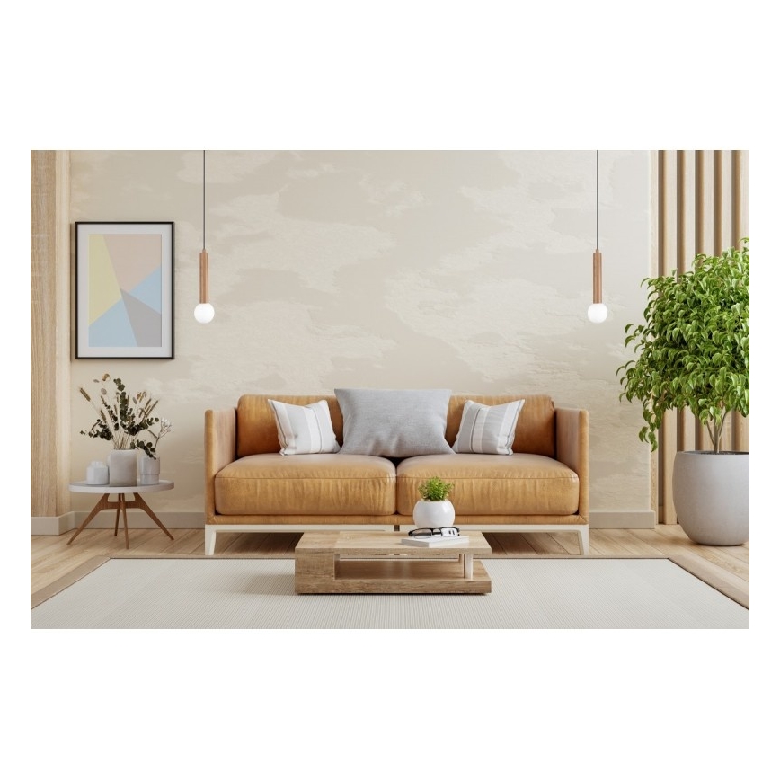 ITALUX - Luster na lanku FILANO 1xG9/5W/230V hnedý