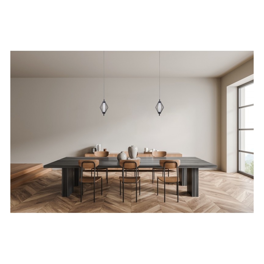 ITALUX - LED závesný luster na lanku SEVILLA LED/5W/230V 3000K čierny
