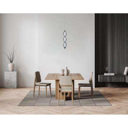 ITALUX - LED závesné svietidlo SEVILLA na lane LED/15W/230V 3000K čierne