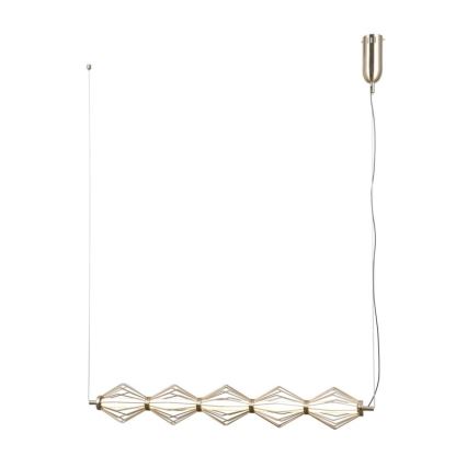 ITALUX - LED luster na lanku SEVILLA LED/25W/230V 3000K zlatá