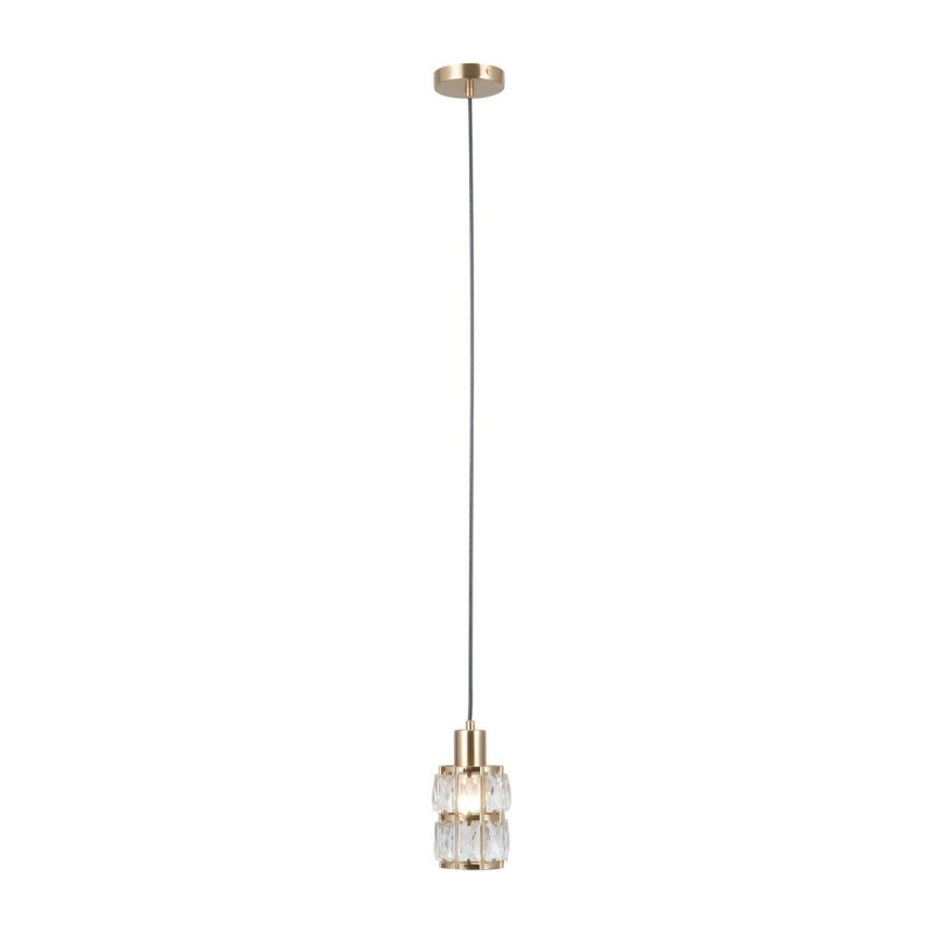 ITALUX - Luster na lanku ALMA 1xE27/40W/230V zlatý