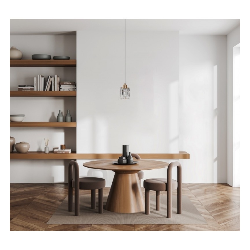 ITALUX - Závesný luster TORNO na lanku 1xE14/40W/230V zlatý