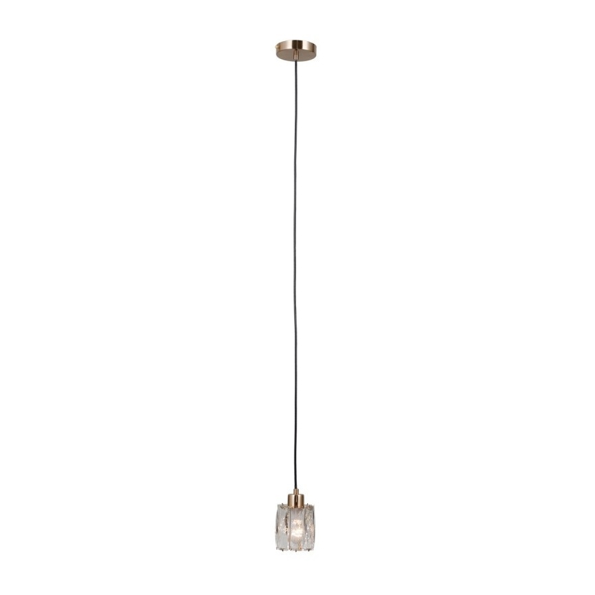 ITALUX - Závesný luster TORNO na lanku 1xE14/40W/230V zlatý