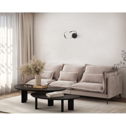 ITALUX - LED Nástenné svietidlo AMAYA LED/20W/230V čierne