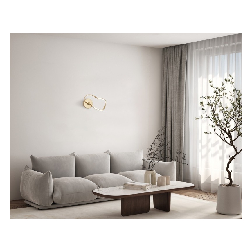 ITALUX - LED nástenné svietidlo AMAYA LED/20W/230V zlaté
