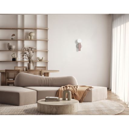 ITALUX - Nástenné svietidlo FILANO 1xG9/5W/230V ružové zlato