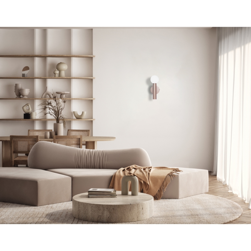 ITALUX - Nástenné svietidlo FILANO 1xG9/5W/230V ružové zlato