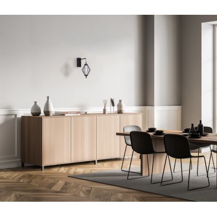 ITALUX - LED nástenné svietidlo SEVILLA LED/5W/230V 3000K čierna