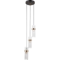 ITALUX - Závesné svietidlo TARASO 3xE14/40W/230V čierna/zlatá