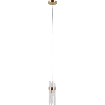 ITALUX - Závesný luster na lanku TARASO 1xE14/40W/230V zlatý