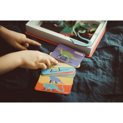 Janod - Magnetická interaktívna sada MAGNETIBOOK dinosaury