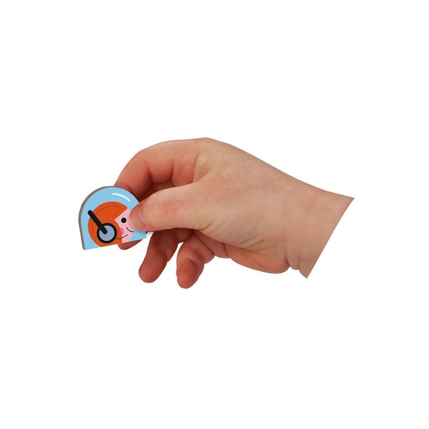 Janod - Magnetická interaktívna sada MAGNETIBOOK dopravné prostriedky