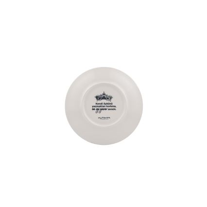 Jedálenská sada 4 ks čierna/biela/porcelán