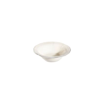 Jedálenská sada 53 ks biela/strieborná/porcelán