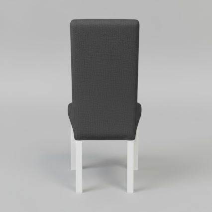 Jedálenská stolička ALISON sivá/biela