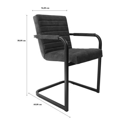 Jedálenská stolička BART hnedá