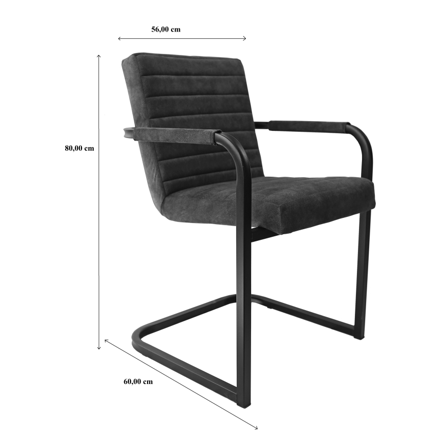 Jedálenská stolička BART hnedá