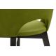Jedálenská stolička BOVIO 86x48 cm svetlozelená/buk