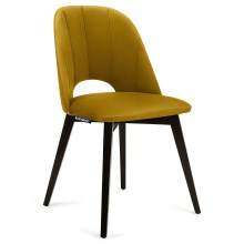 Jedálenská stolička BOVIO 86x48 cm žltá/buk