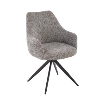 Jedálenská stolička BRISA 1 ks šedá