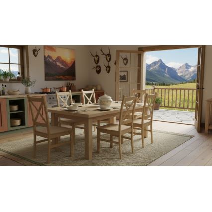 Jedálenská stolička NATE dub sonoma