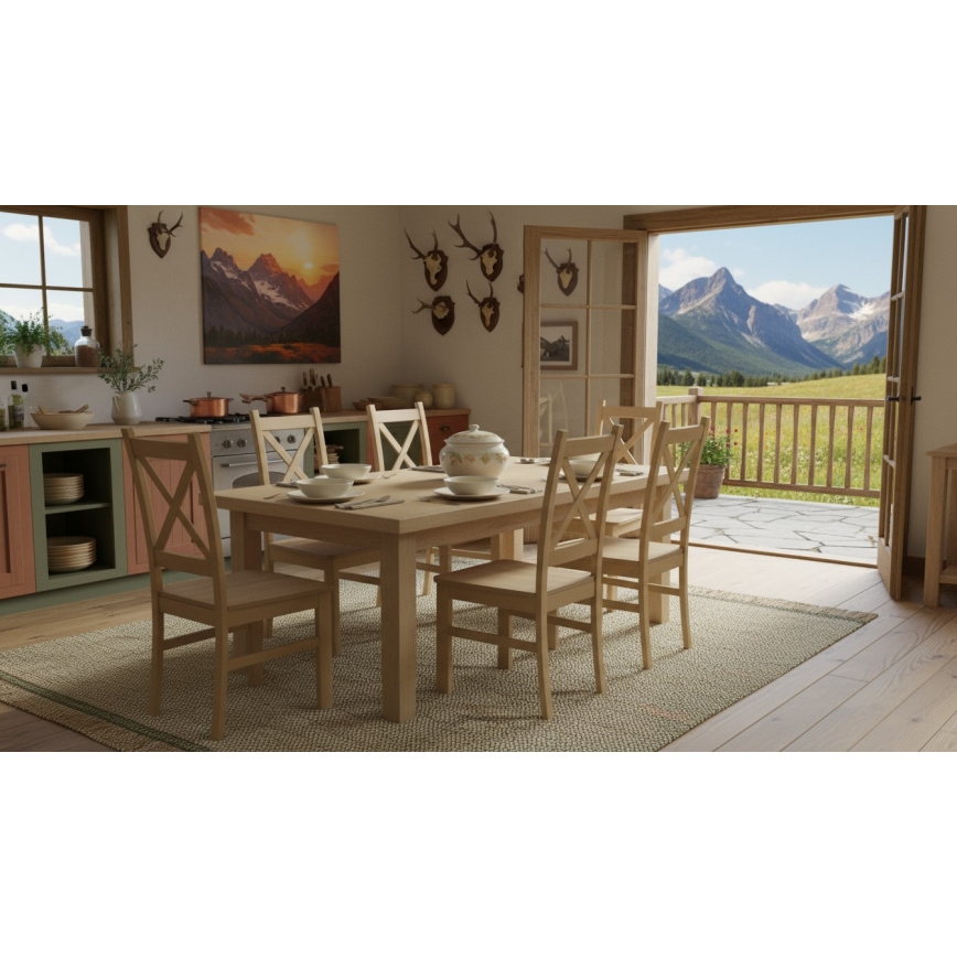 Jedálenská stolička NATE dub sonoma