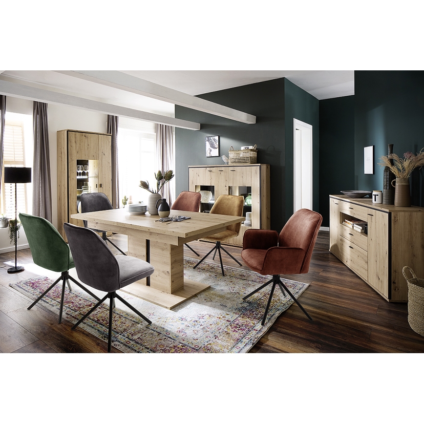 Jedálenská stolička NEXORO 1 ks oranžová