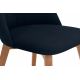 Jedálenská stolička RIFO 86x48 cm tmavomodrá/svetlý dub