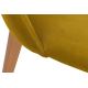 Jedálenská stolička RIFO 86x48 cm žltá/svetlý dub