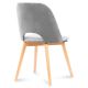 Jedálenská stolička TINO 86x48 cm šedá/svetlý dub