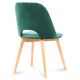 Jedálenská stolička TINO 86x48 cm tmavozelená/svetlý dub