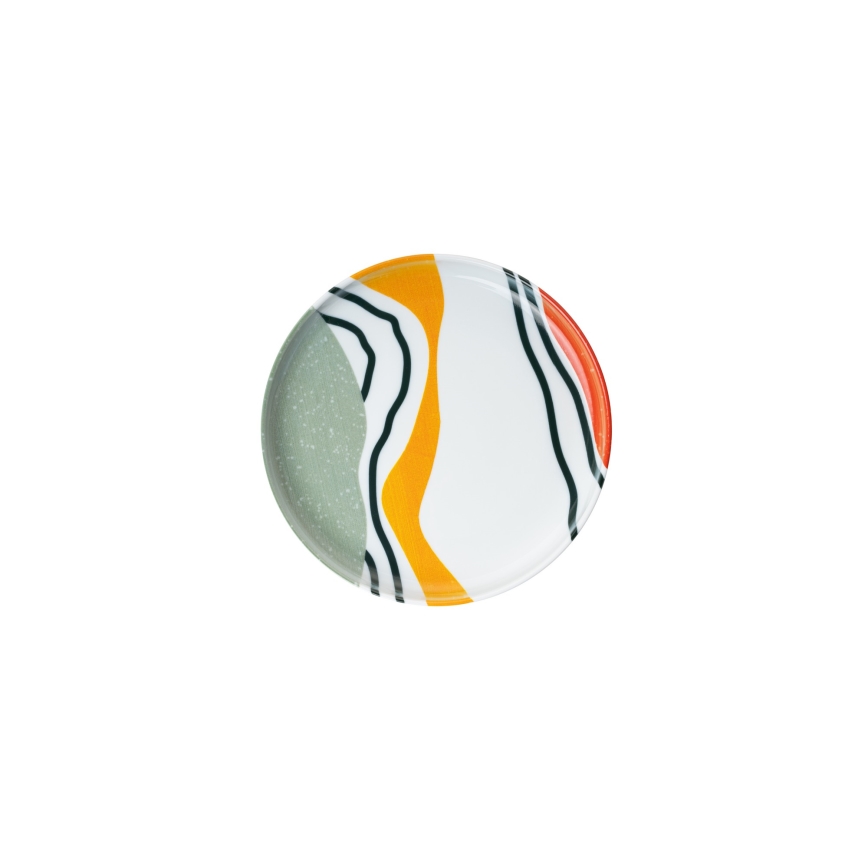 Jedálenská súprava 18 ks pestrofarebná/porcelán