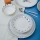 Jedálenská súprava 18 ks pestrofarebná/porcelán